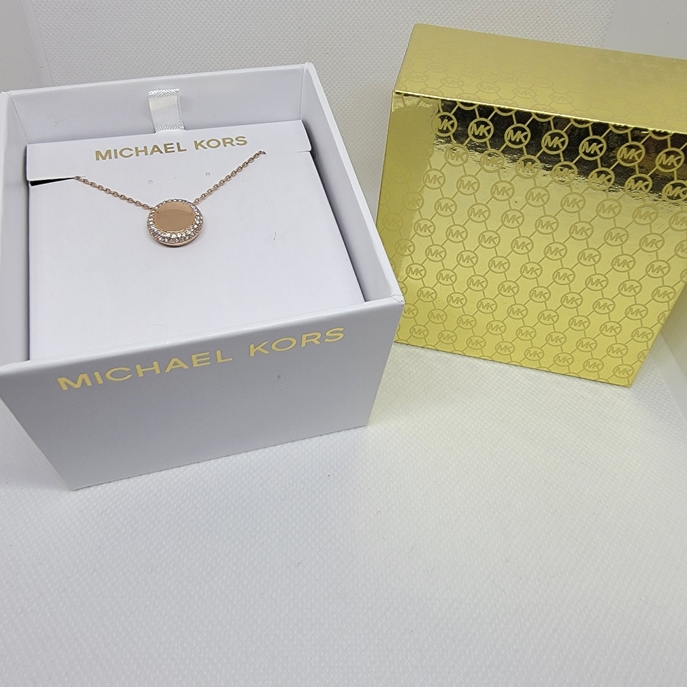 Michael Kors Rose Gold Necklace